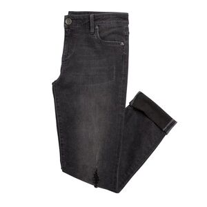 KUT FROM THE KLOTH Catherine Boyfriend Jean | Size 12 | Black Distressed